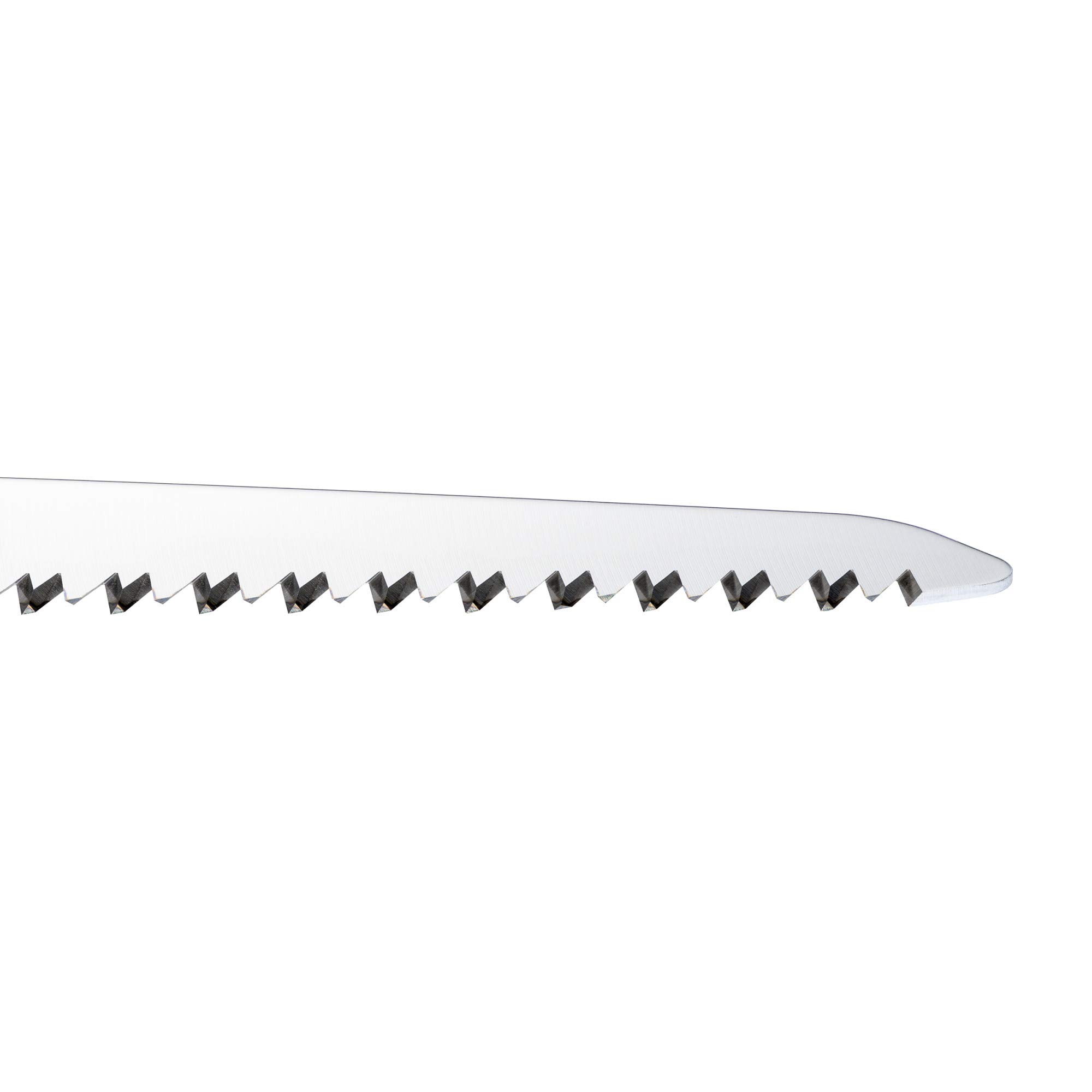 Oregon 13" Curved Premium Japanese High-Carbon Steel Hand Saw, Rust Proof Forestry/Pruning/Cutting Tool, Curved Blade with Scabbard Safety Sheath (600136) - Image 4