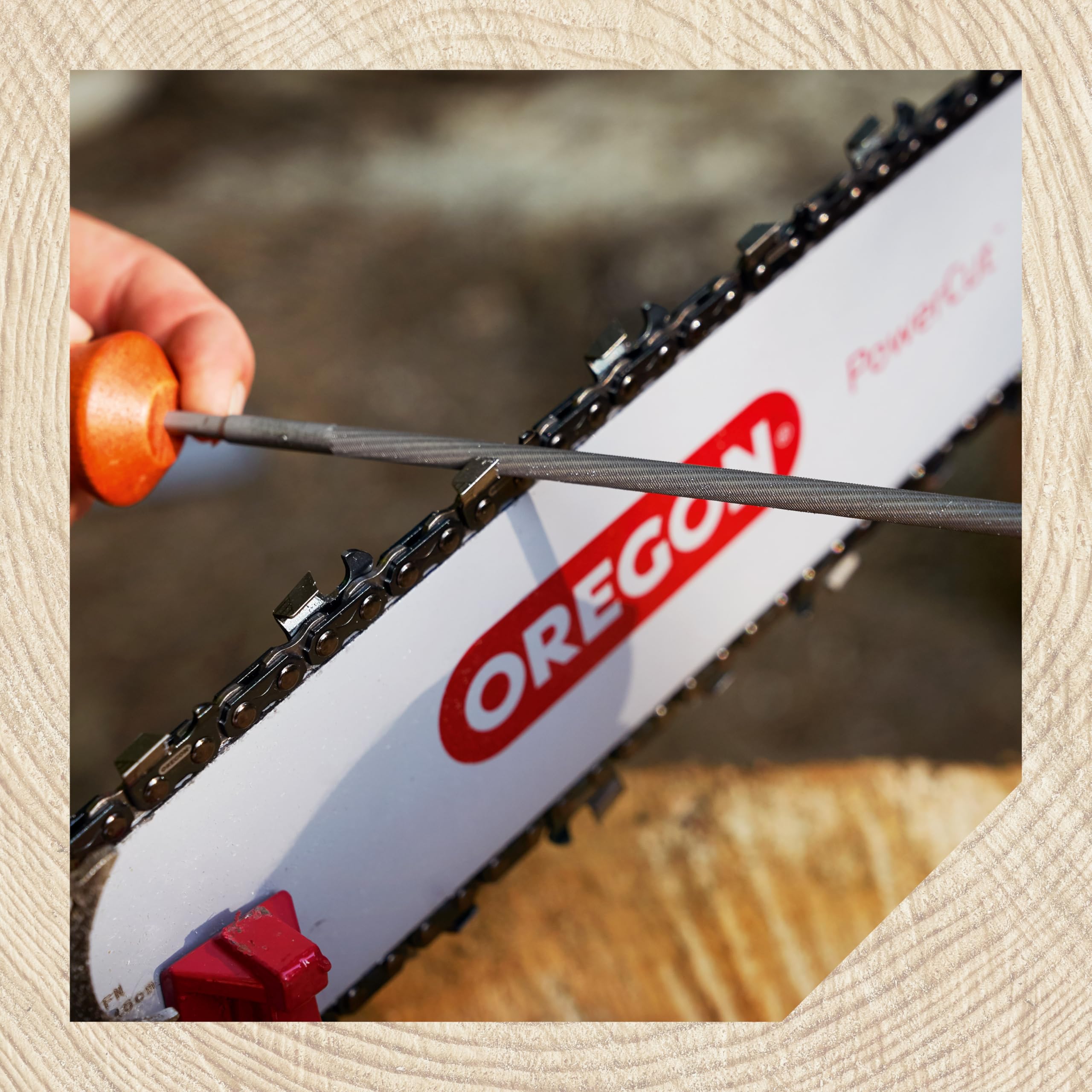 Oregon 5/32" (4.0 mm) Professional Chainsaw Chain Sharpening Round Files to Sharpen 1/4", 3/8" Low Profile Saw Chains, 12 Pack (70504) - Image 5