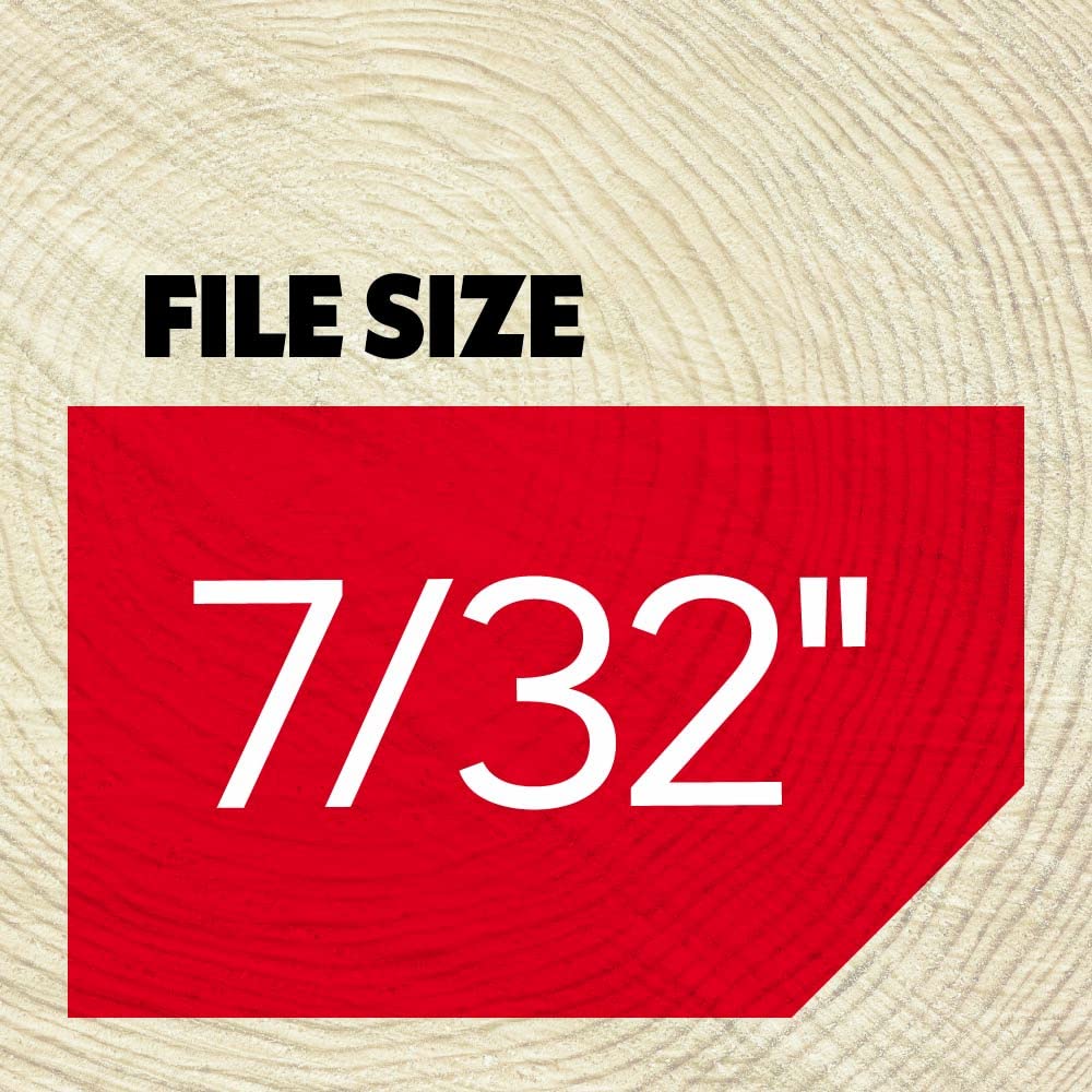 Oregon 7/32-Inch (5.5 mm) Professional Round Chainsaw Chain Sharpening Files for 3/8-Inch, .404-Inch Saw Chains, 12 Pack (70502) - Image 4
