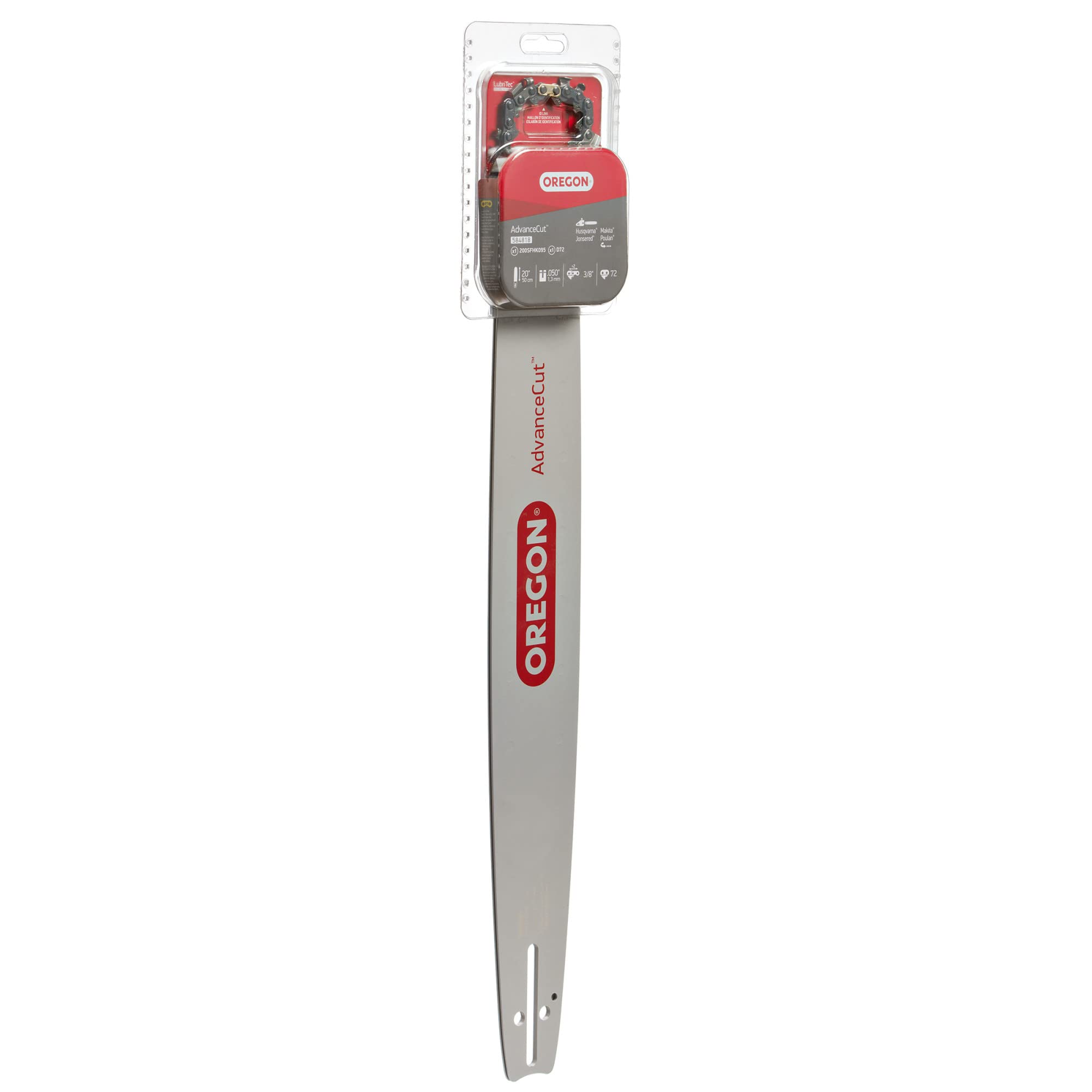 Oregon Chainsaw Guide Bar & Chain Combo, AdvanceCut Replacement for Saw Chains, Bar Length 20" (50cm) with Low Kickback Chain Set, 3/8" Pitch, 0.050" Gauge, 72 Drive Links (584818) - Image 5