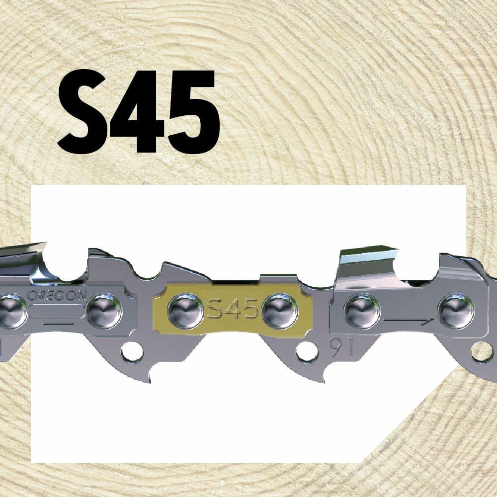 Oregon S45 AdvanceCut Replacement Chainsaw Chain for 12-Inch Guide Bar, 45 Drive Links, Pitch: 3/8" Low Profile, .050" Gauge - Image 6