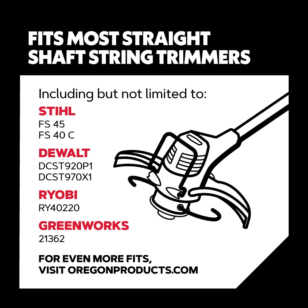 Oregon Magnum Gatorline 155 Trimmer Line Heavy Duty, Professional Square Weed Wacker String for Gas and Electric Grass Trimmer and Brushcutters, Fits Most Standard Models .155" x 246-Foot (22-855) - Image 3